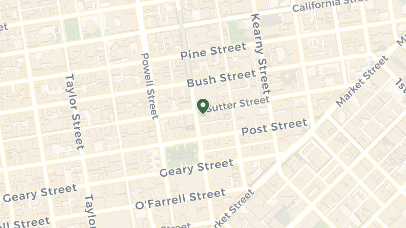 Map of 340 Stockton St, San Francisco, CA 94108, USA