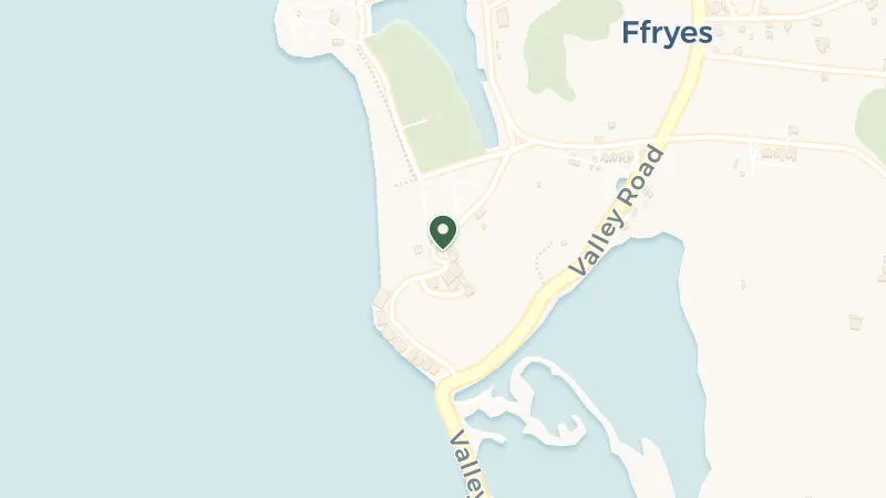 Map of AG, Ffryes Beach, St. Mary's, Antigua and Barbuda