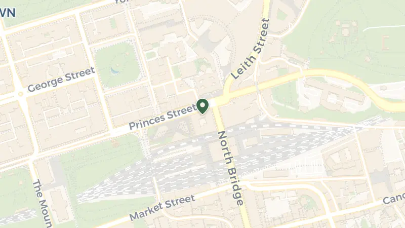 Map of 1 Princes St., Edinburgh EH2 2EQ, UK