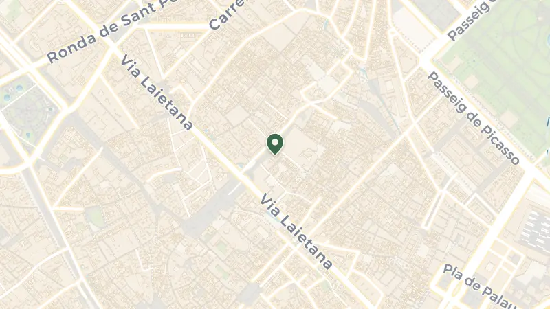 Map of Av. de Francesc Cambó, 14, Ciutat Vella, 08003 Barcelona, Spain