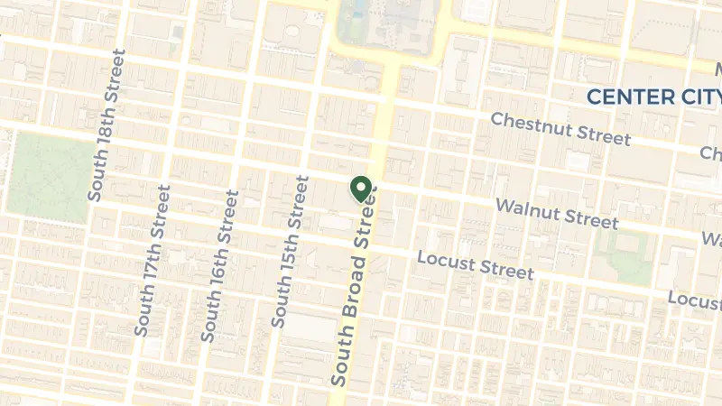 Map of 200 S Broad St, Philadelphia, PA 19102, USA