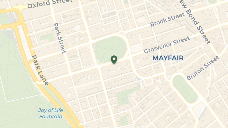 Map of 44 Grosvenor Sq, London W1K 2HP, UK