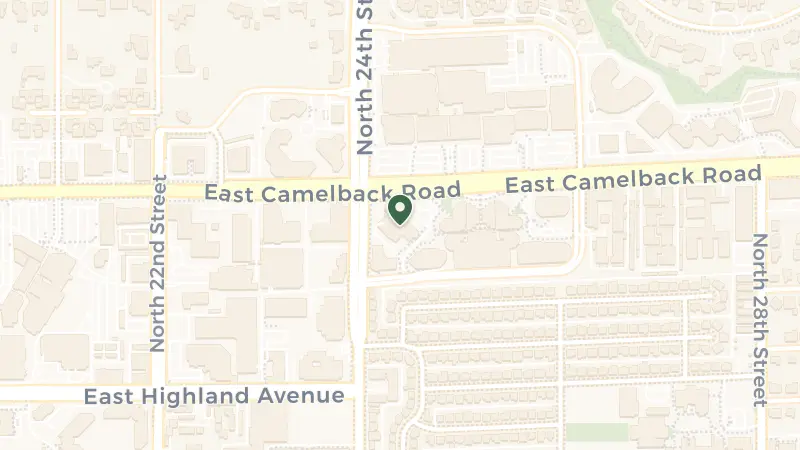 Map of 2401 E Camelback Rd, Phoenix, AZ 85016, USA