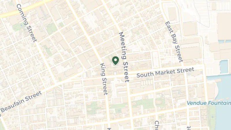 Map of 205 Meeting St, Charleston, SC 29401, USA
