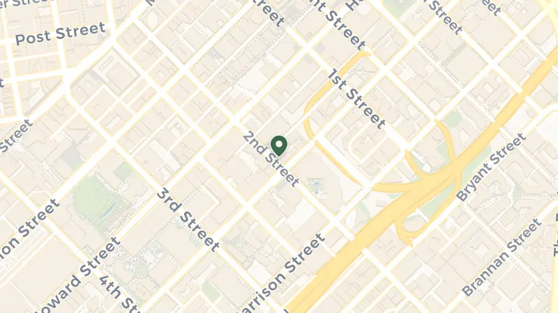 Map of 299 2nd St, San Francisco, CA 94105, USA