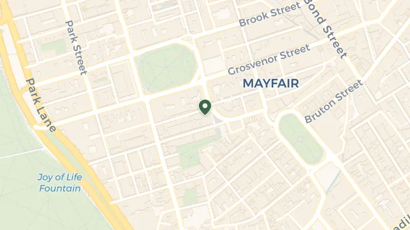 Map of The Connaught, Carlos Pl, London W1K 2AL, UK