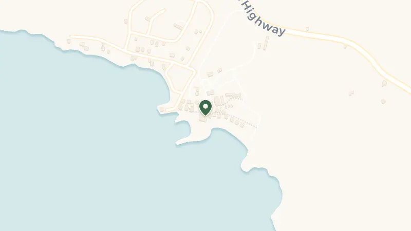 Map of Queens Hwy, Gregory Town, The Bahamas