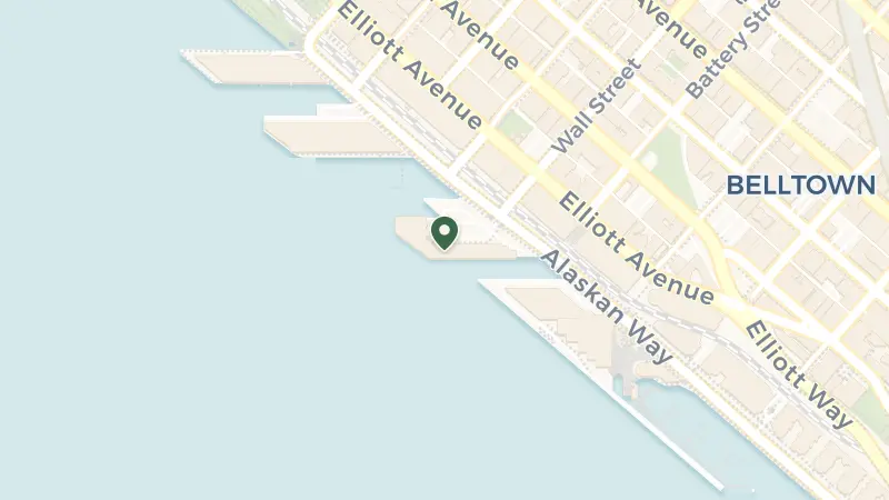 Map of 2411 Alaskan Wy Pier 67, Seattle, WA 98121, USA