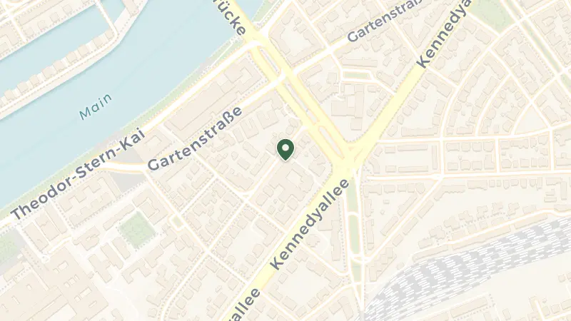 Map of Paul-Ehrlich-Straße 9, 60596 Frankfurt am Main, Germany