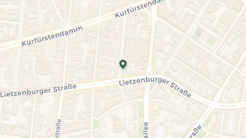 Map of Meinekestraße 18-19, 10719 Berlin, Germany