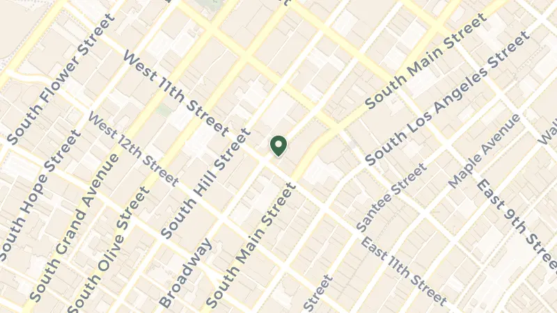 Map of 1060 S Broadway, Los Angeles, CA 90015, USA