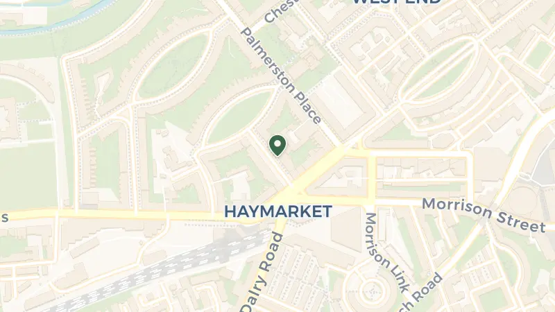 Map of 5-21 Grosvenor St, Edinburgh EH12 5EF, UK