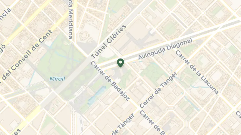 Map of Av. Diagonal, 205, Sant Martí, 08018 Barcelona, Spain