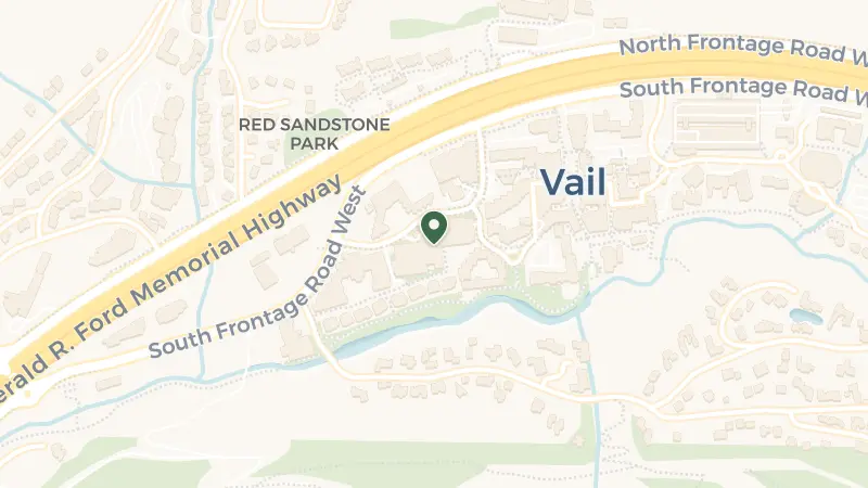 Map of 715 W Lionshead Cir, Vail, CO 81657, USA
