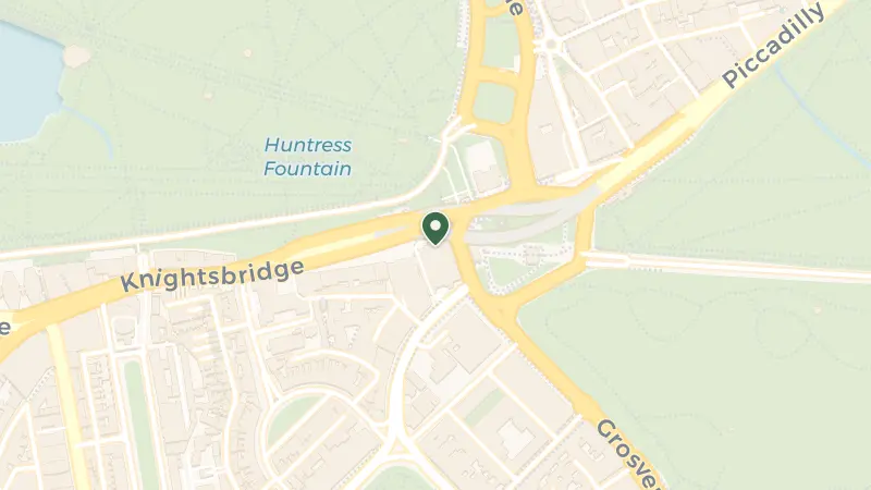 Map of Hyde, Park Corner, London SW1X 7TA, UK
