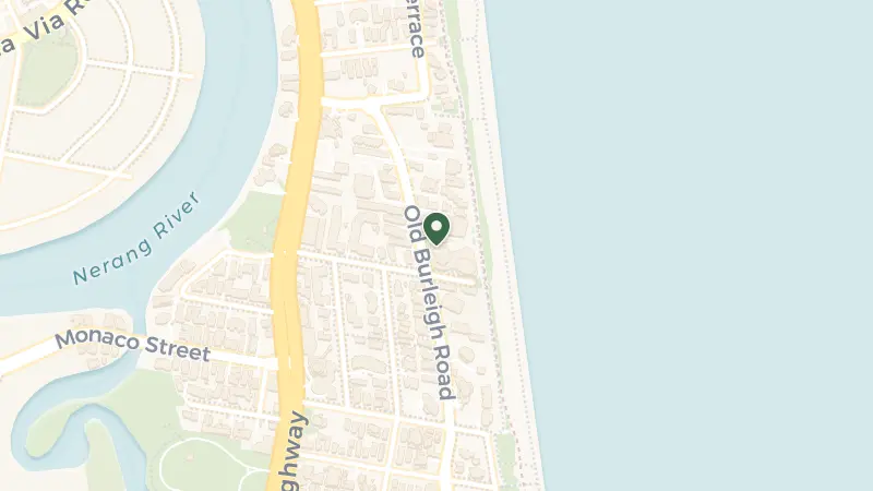 Map of 38 Old Burleigh Rd, Surfers Paradise QLD 4217, Australia