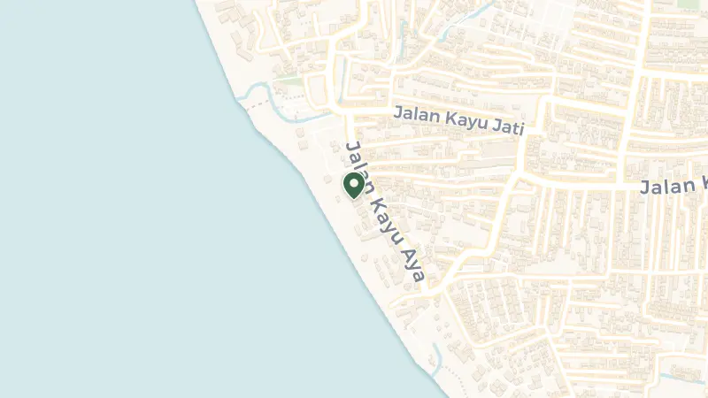 Map of Jl. Kayu Aya, Seminyak, Kec. Kuta, Kabupaten Badung, Bali 80361, Indonesia