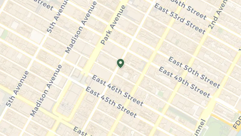 Map of 511 Lexington Avenue at, E 48th St, New York, NY 10017, USA