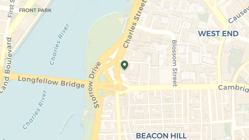 Map of 215 Charles St, Boston, MA 02114, USA