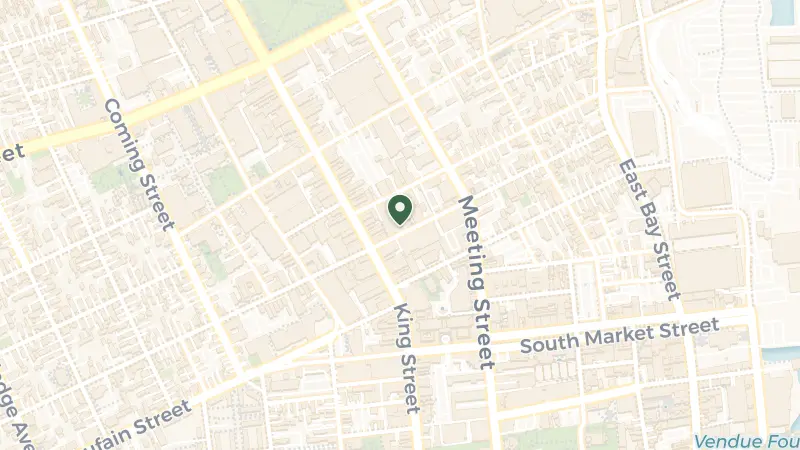 Map of 68 Wentworth St, Charleston, SC 29401, USA