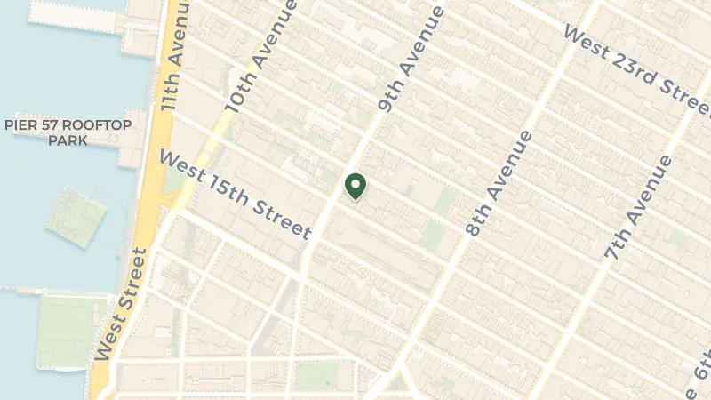 Map of 363 W 16th St, New York, NY 10011, USA
