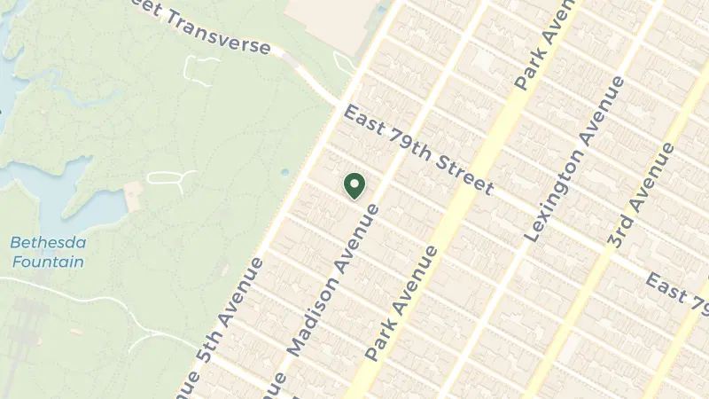 Map of 25 E 77th St, New York, NY 10075, USA