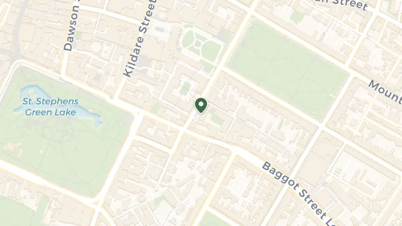 Map of Merrion St Upper, Dublin 2, Ireland