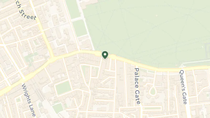 Map of 1-3 Kensington Ct, London W8 5DL, UK