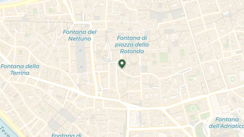 Map of Via di S. Chiara, 4/A, 00186 Roma RM, Italy