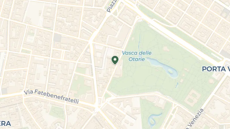 Map of Via Daniele Manin, 19, 20121 Milano MI, Italy