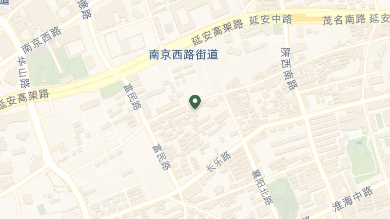 Map of 1 Chang De Lu, 久光 Jing An Qu, Shang Hai Shi, China, 200040