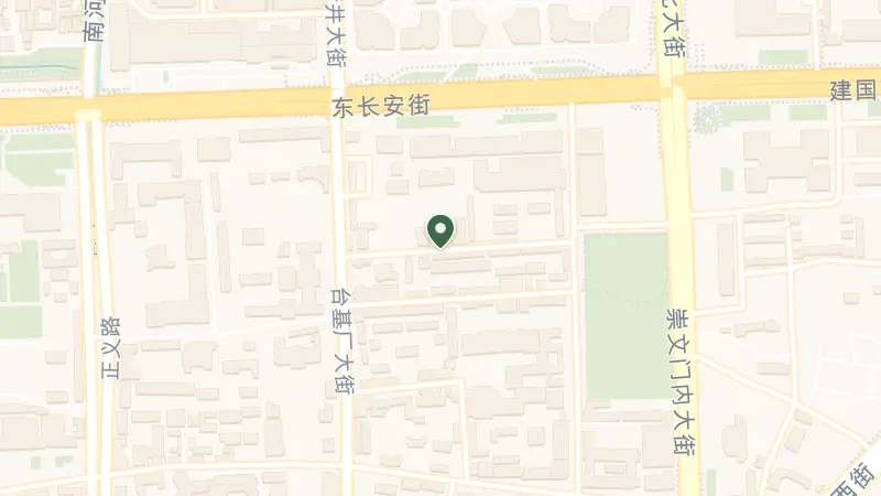 Map of No.1 WangFuJing Street, 东城区 China, 100006