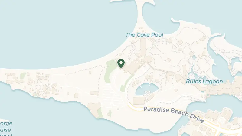 Map of 1 Casino Drive Paradise Island Grand Bahama, The Bahamas