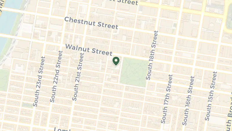 Map of 210 W Rittenhouse Square, Philadelphia, PA 19103, USA