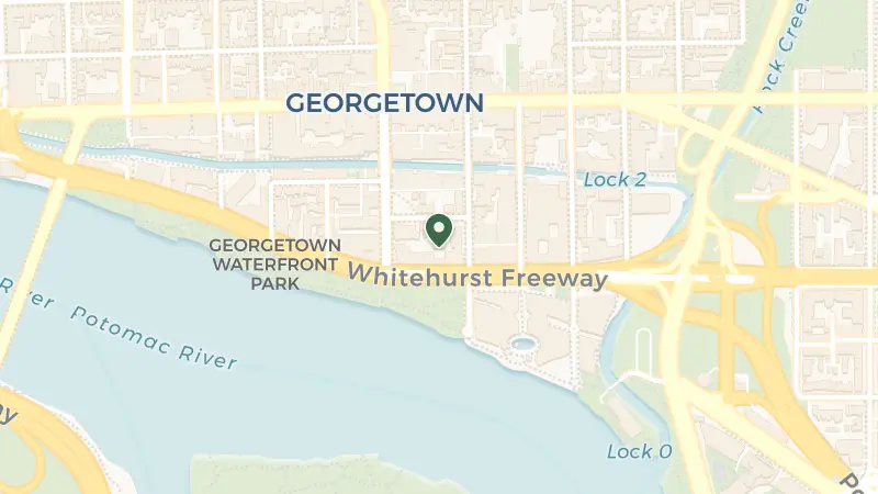 Map of 3100 S St NW, Washington, DC 20007, USA