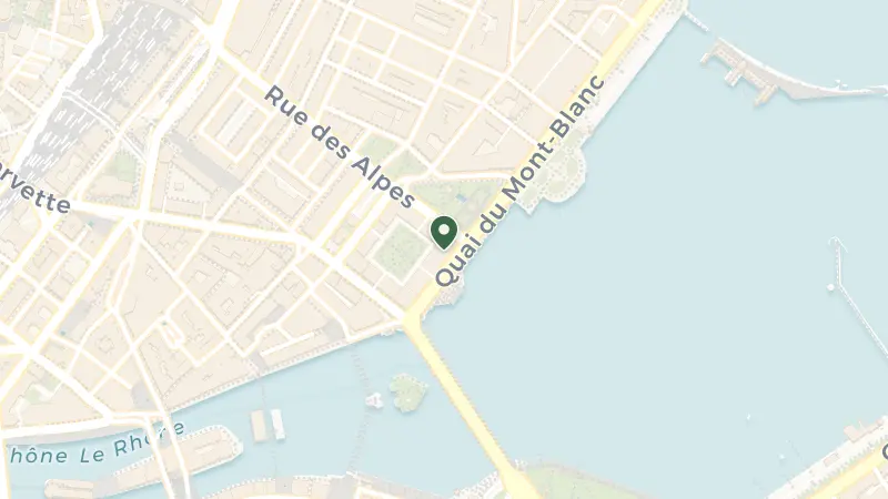 Map of Quai du Mont-Blanc 11, 1201 Genève, Switzerland