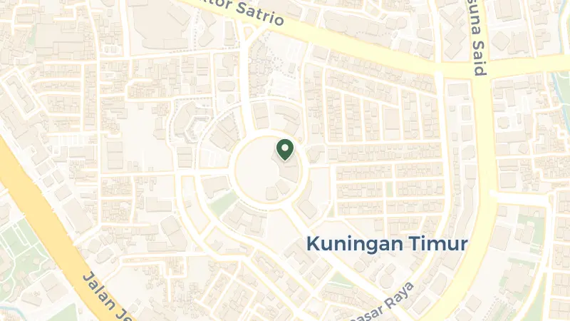 Map of Ritz Central Tower, Jl. DR. Ide Anak Agung Gde Agung No.1 Kav.E, RT.5/RW.2, Kuningan, Kuningan Tim., Kecamatan Setiabudi, Kota Jakarta Selatan, Daerah Khusus Ibukota Jakarta 12950, Indonesia