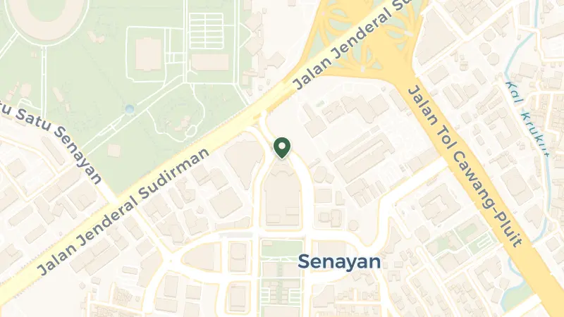 Map of Jl. Jend. Sudirman kav 52-53, RT.5/RW.3, Senayan, Kec. Kby. Baru, Kota Jakarta Selatan, Daerah Khusus Ibukota Jakarta 12190, Indonesia