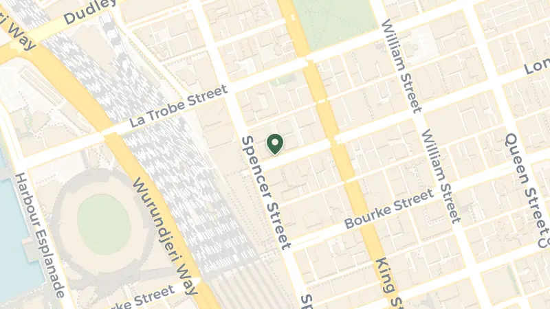Map of 650 Lonsdale St, Melbourne VIC 3000, Australia