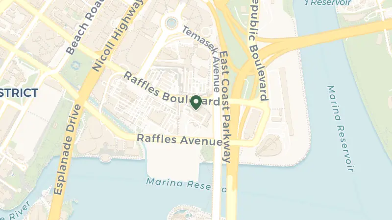 Map of 7 Raffles Ave., Marina Bay, Singapore 039799