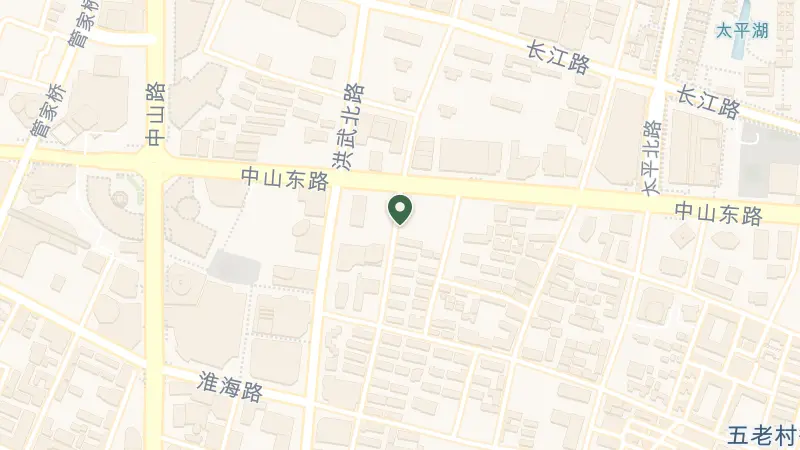 Map of No, 18 中山路新街口地区鼓楼区南京市 China, 210018