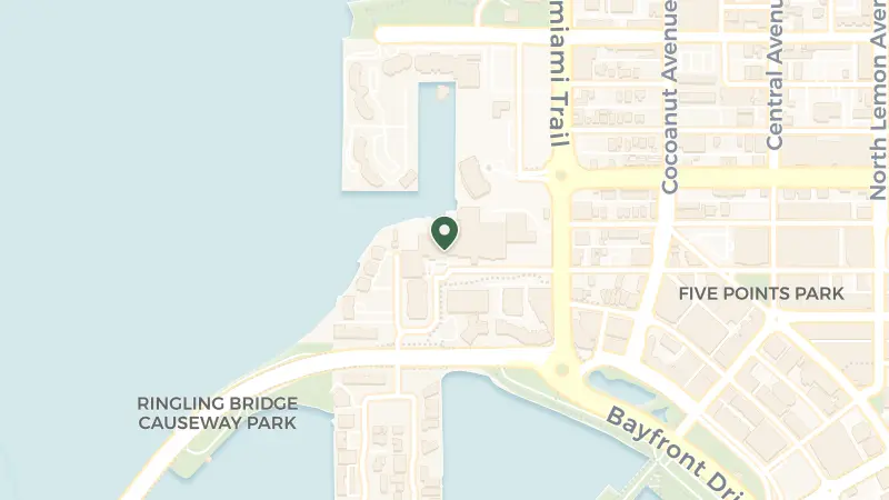 Map of 1111 Ritz Carlton Dr, Sarasota, FL 34236, USA