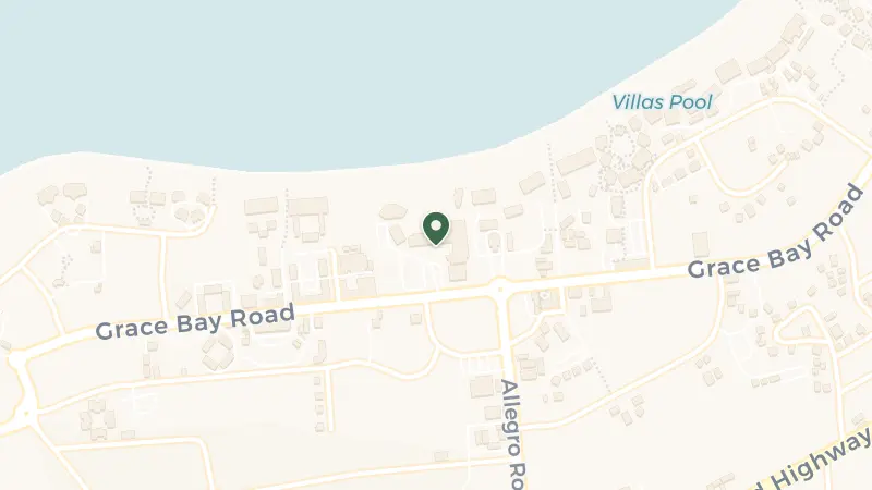 Map of Grace Bay Rd, Grace Bay TKCA 1ZZ, Turks and Caicos Islands