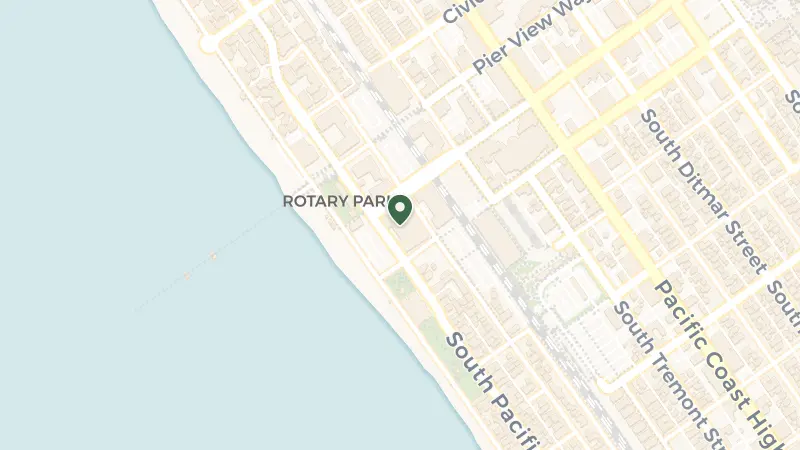 Map of 101 Mission Ave, Oceanside, CA 92054, USA