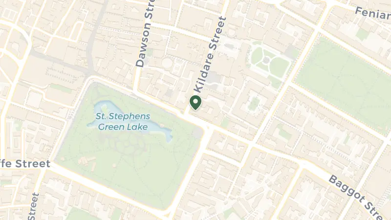 Map of 27 St Stephen's Green, Dublin, D02 K224, Ireland