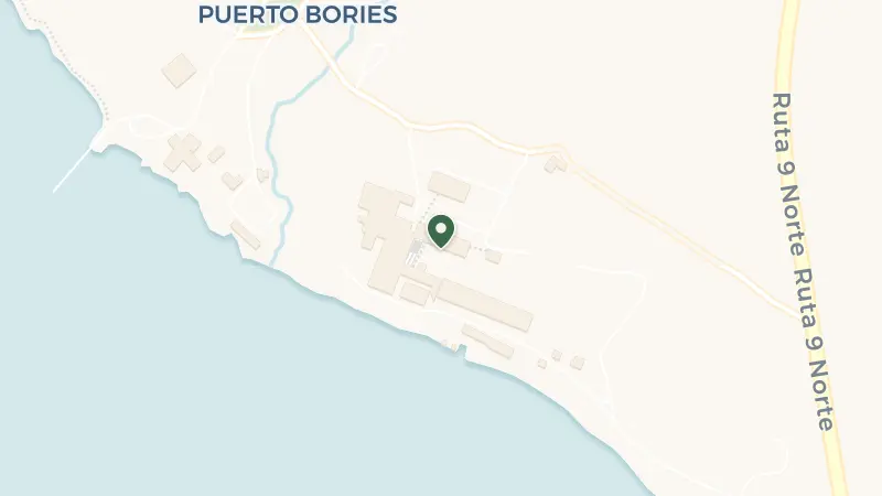 Map of 5 Norte S/N, 8F48+M9 Km 5, 6160000 Puerto Bories, Natales, Magallanes y la Antártica Chilena, Chile