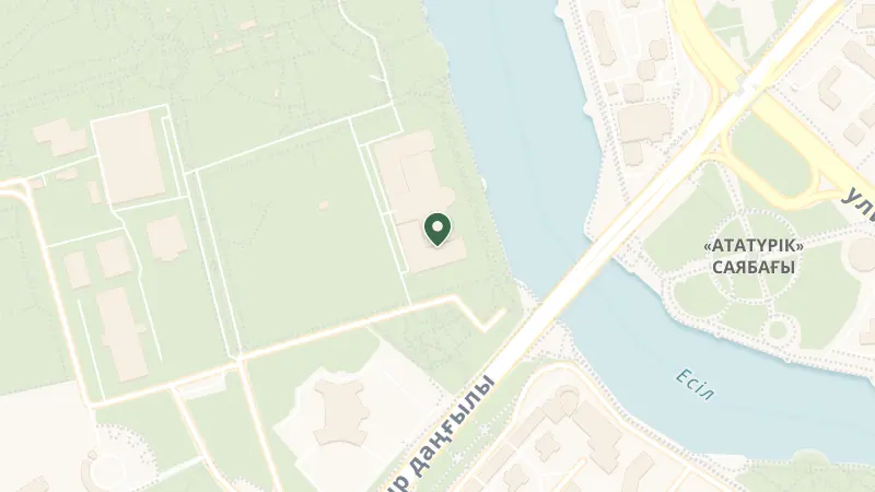Map of Qabanbay Batyr Ave 1, Astana 010000, Kazakhstan