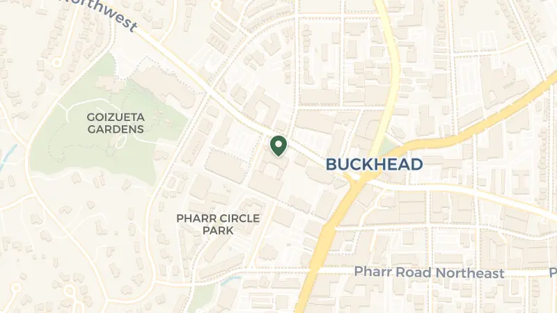 Map of 88 W Paces Ferry Rd NW, Atlanta, GA 30305, USA