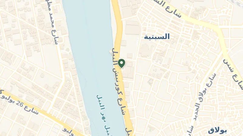 Map of 1189 Nile Corniche, Boulaq Num.5, Bulaq, Cairo Governorate 11221, Egypt