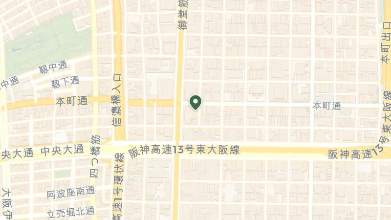 Map of 3-chōme-6-12 Honmachi, Chuo Ward, Osaka, 541-0053, Japan
